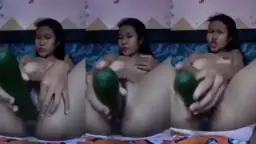 Abg Masukin Timun Karena Sange Berat Video by YouPorn