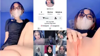 Tiktokers Hijab Cantik @Jetanz Colmek Viral Video by BOKEPSIN