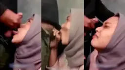 Jilbab Nyepong Crot di Muka Viral Video by FapHouse