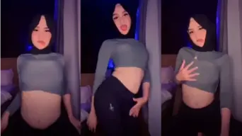 @Paahcantekk Tiktoker Hijab Semok Ebot Viral Video by YourPorn